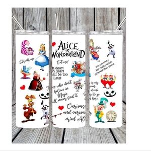 Alice in Wonderland Themed Tumbler